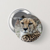 Cheetah-8934e-Bfram Ronde Button 5,7 Cm (Voorkant /achterkant)