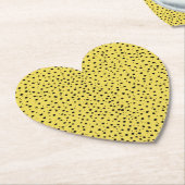 Cheetah Afdrukken in natuurlijke kleur Kartonnen Onderzetters (Gekanteld)