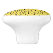 Cheetah Afdrukken in natuurlijke kleuren Keramische Knop (Zijkant)