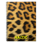 cheetah-afdruknotebook notitieboek (Voorkant)