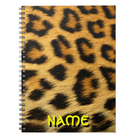 cheetah-afdruknotebook notitieboek (Voorkant)