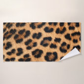 Cheetah afdrukstructuur badhanddoek (Badhanddoek)