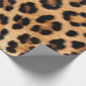 Cheetah afdrukstructuur cadeaupapier (Hoek)