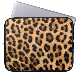 Cheetah afdrukstructuur laptop sleeve