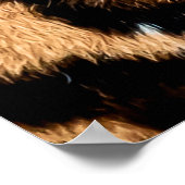 Cheetah-afdrukstructuur Poster (Hoek)