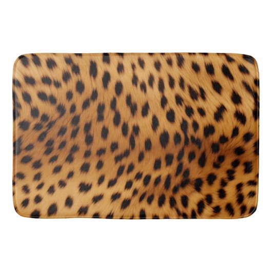 Cheetah Animal Fur Badmat (Voorkant)