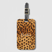 Cheetah Animal Fur Bagagelabel (Voorkant (verticaal))