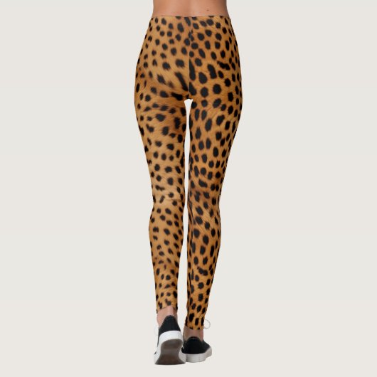 Cheetah Animal Fur Leggings (Achterkant)