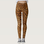 Cheetah Animal Fur Leggings (Voorkant)