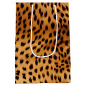 Cheetah Animal Fur Medium Cadeauzakje (Achterkant)