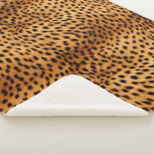Cheetah Animal Fur Sherpa Deken (3/4)