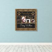 Cheetah Animal Print 4 Foto Cat Pet Memorial (Insitu (Houten vloer))