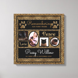Cheetah Animal Print 4 Foto Cat Pet Memorial