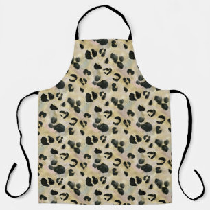 Cheetah Animal Print Black, Gold Schort