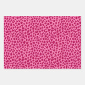 Cheetah Animal Print Girly Glam y2k Esthetisch Roz Inpakpapier Vel (Voorkant)