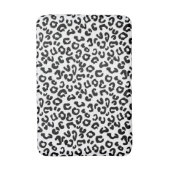 Cheetah Animal Print in zwart-wit Badmat (Voorkant Verticaal)