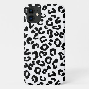 Cheetah Animal Print in zwart-wit Case-Mate iPhone Case