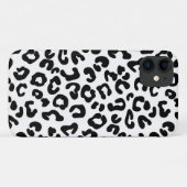 Cheetah Animal Print in zwart-wit Case-Mate iPhone Case (Achterkant (horizontaal))