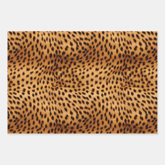 Cheetah Animal Print Inpakpapier Vel (Voorkant 2)
