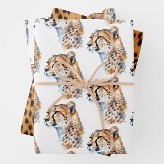 Cheetah Animal Print Inpakpapier Vel (In situ)