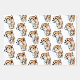 Cheetah Animal Print Inpakpapier Vel