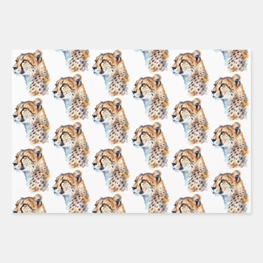Cheetah Animal Print Inpakpapier Vel (Voorkant)
