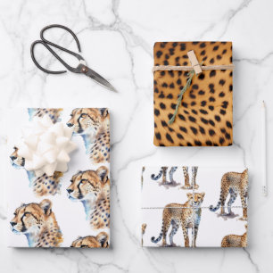 Cheetah Animal Print Inpakpapier Vel