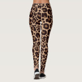 Cheetah Animal Print Leopard Safari Trendy Leggings (Achterkant)