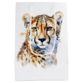 Cheetah Animal Print Medium Cadeauzakje (Achterkant)
