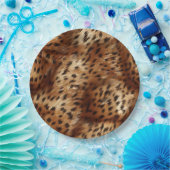 Cheetah Animal Print Papieren Bordje (Feest)