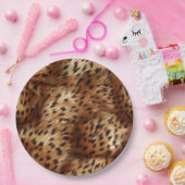 Cheetah Animal Print Papieren Bordje (Feest)