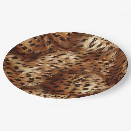 Cheetah Animal Print Papieren Bordje (Gekanteld)