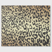 Cheetah Animal Print Wrapping Paper Cadeaupapier (Vlak)