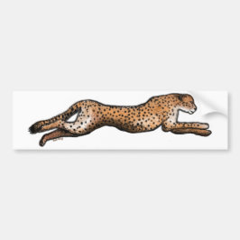 Cheetah Art Bumpersticker