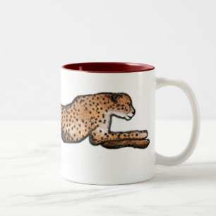 Cheetah Art-Mok Tweekleurige Koffiemok