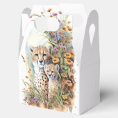 Cheetah Baby en mam Bedankdoosjes (Geopend)