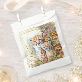 Cheetah Baby en mam Bedankzakje (Geknipt)