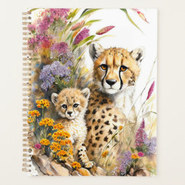 Cheetah Baby en mam Planner