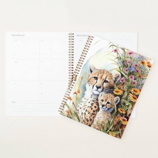 Cheetah Baby en mam Planner (Display)