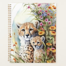 Cheetah Baby en mam Planner