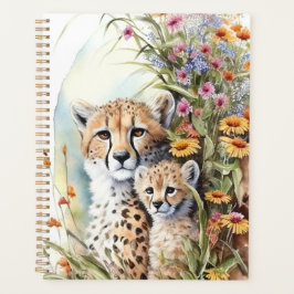 Cheetah Baby en mam Planner