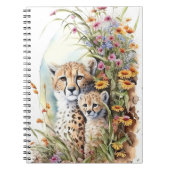 Cheetah Baby en mam School Kantoor Notitieboek Gif (Voorkant)