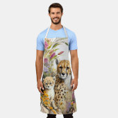 Cheetah Baby en mam Schort (Gedragen)