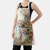 Cheetah Baby en mam Schort (Insitu)