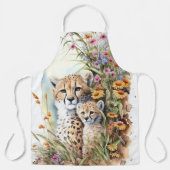 Cheetah Baby en mam Schort (Voorkant)