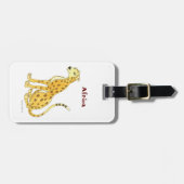 Cheetah Bagagelabel (Voorkant horizontaal)