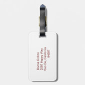 Cheetah Bagagelabel (Achterkant verticaal)