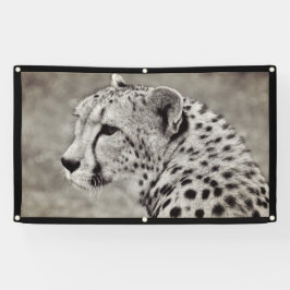 CHEETAH Banner MET GROMMETS