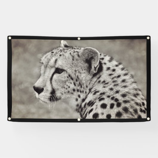 CHEETAH Banner MET GROMMETS (Horizontaal)