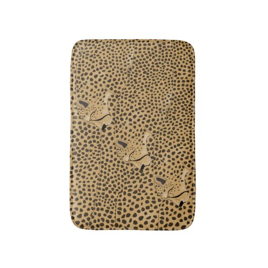 Cheetah Bathmat Badmat (Voorkant Verticaal)